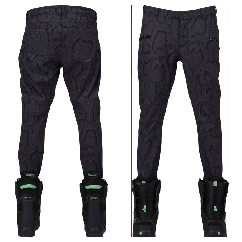 Volcom Ivy Grey Python Snowboard Pant XL